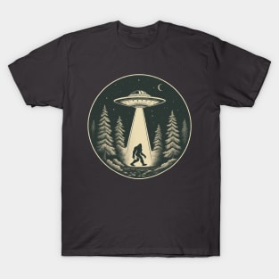 Bigfoot UFO T-Shirt